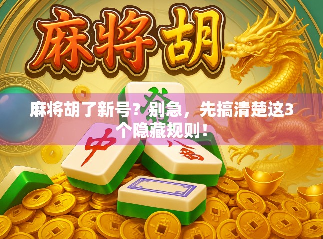 麻将胡了新号？别急，先搞清楚这3个隐藏规则！