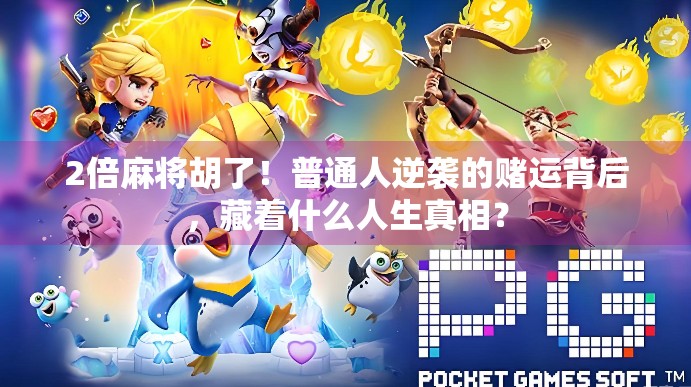 2倍麻将胡了！普通人逆袭的赌运背后，藏着什么人生真相？