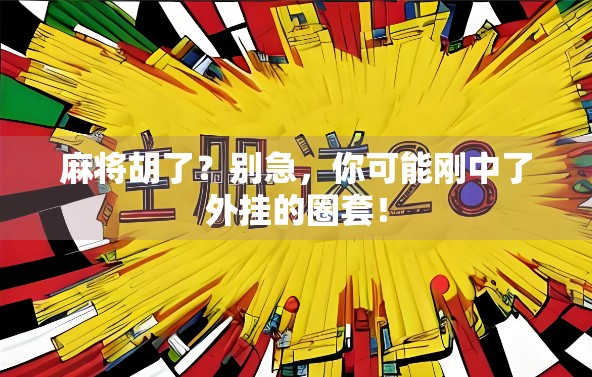 麻将胡了?别急,你可能刚中了外挂的圈套! 麻将胡了?别急,你可能刚中了外挂的圈套!