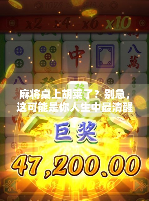 麻将桌上胡莱了？别急，这可能是你人生中最清醒的一局！