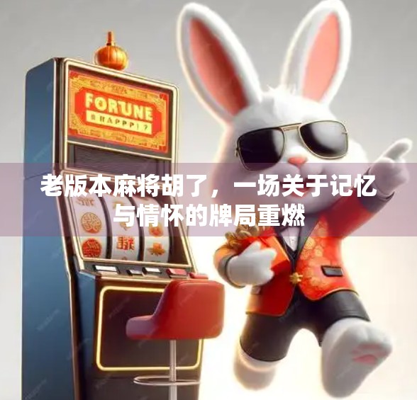 老版本麻将胡了,一场关于记忆与情怀的牌局重燃 老版本麻将胡了,一场关于记忆与情怀的牌局重燃