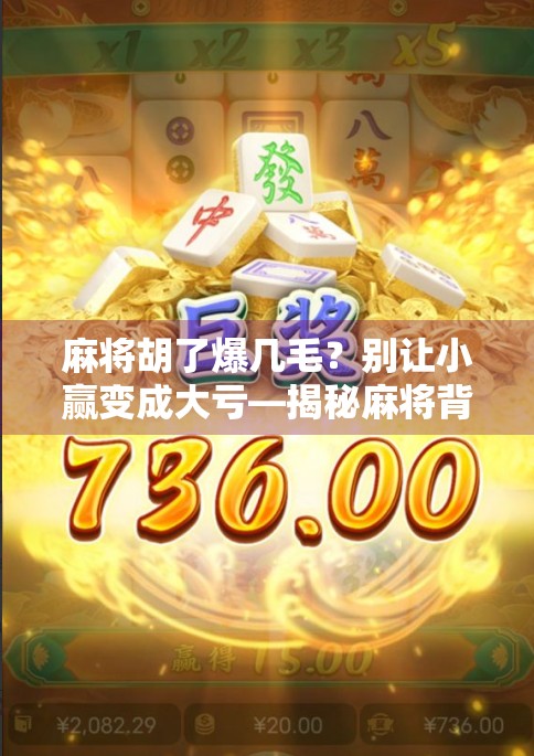 麻将胡了爆几毛?别让小赢变成大亏—揭秘麻将背后的财富陷阱! 麻将胡了爆几毛?别让小赢变成大亏—揭秘麻将背后的财富陷阱!