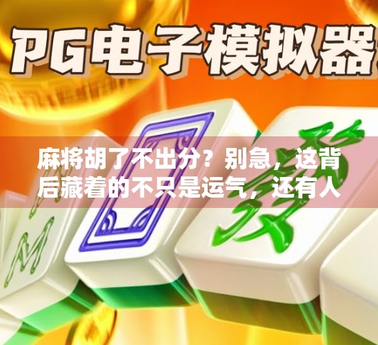 麻将胡了不出分？别急，这背后藏着的不只是运气，还有人性！