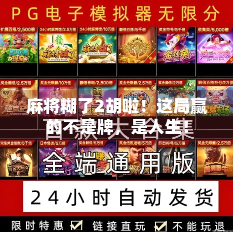 麻将糊了2胡啦！这局赢的不是牌，是人生！