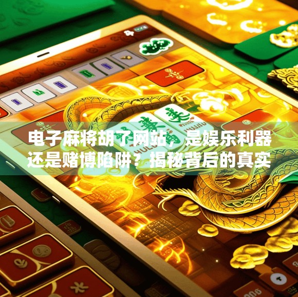 电子麻将胡了网站,是娱乐利器还是赌博陷阱?揭秘背后的真实世界