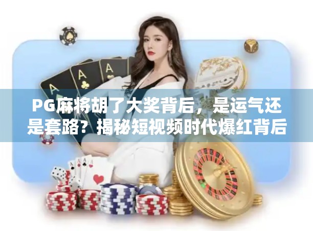 PG麻将胡了大奖背后，是运气还是套路？揭秘短视频时代爆红背后的流量密码！