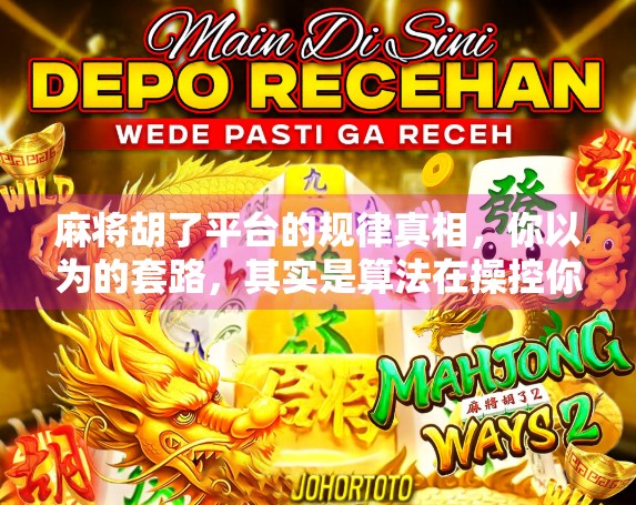 麻将胡了平台的规律真相，你以为的套路，其实是算法在操控你！